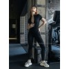 Гладкий комбінізон Leggings Body Crop T-shirt model 31 (Black) Гладкий комбінізон Leggings Body Crop T-shirt model 31 (Black)